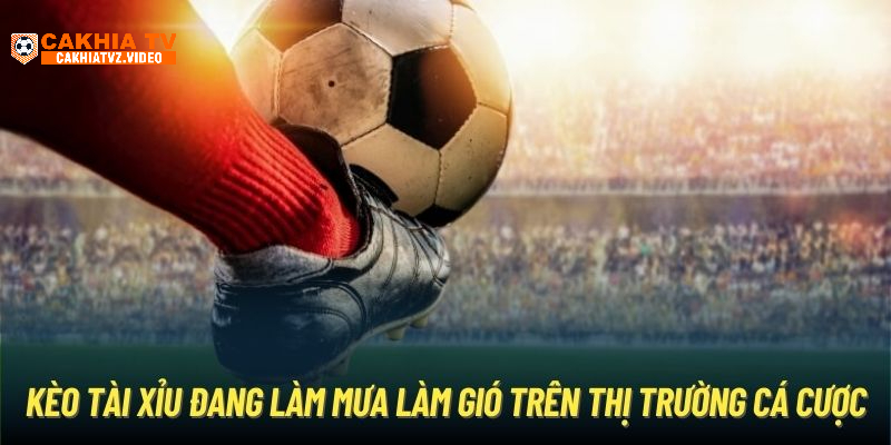 Kèo Tài Xỉu đang làm mưa làm gió trên thị trường cá cược