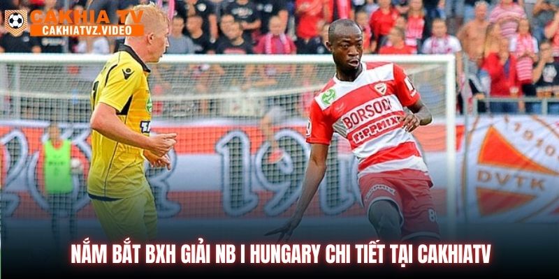 Nắm bắt BXH giải NB I Hungary chi tiết tại CAKHIATV